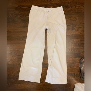 J Crew cotton city fit seersucker trouser pant size 4